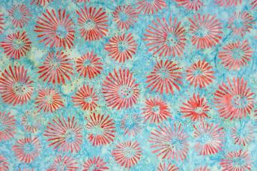 RED BLUE - Carmine - Batikstoff aus Indonesien